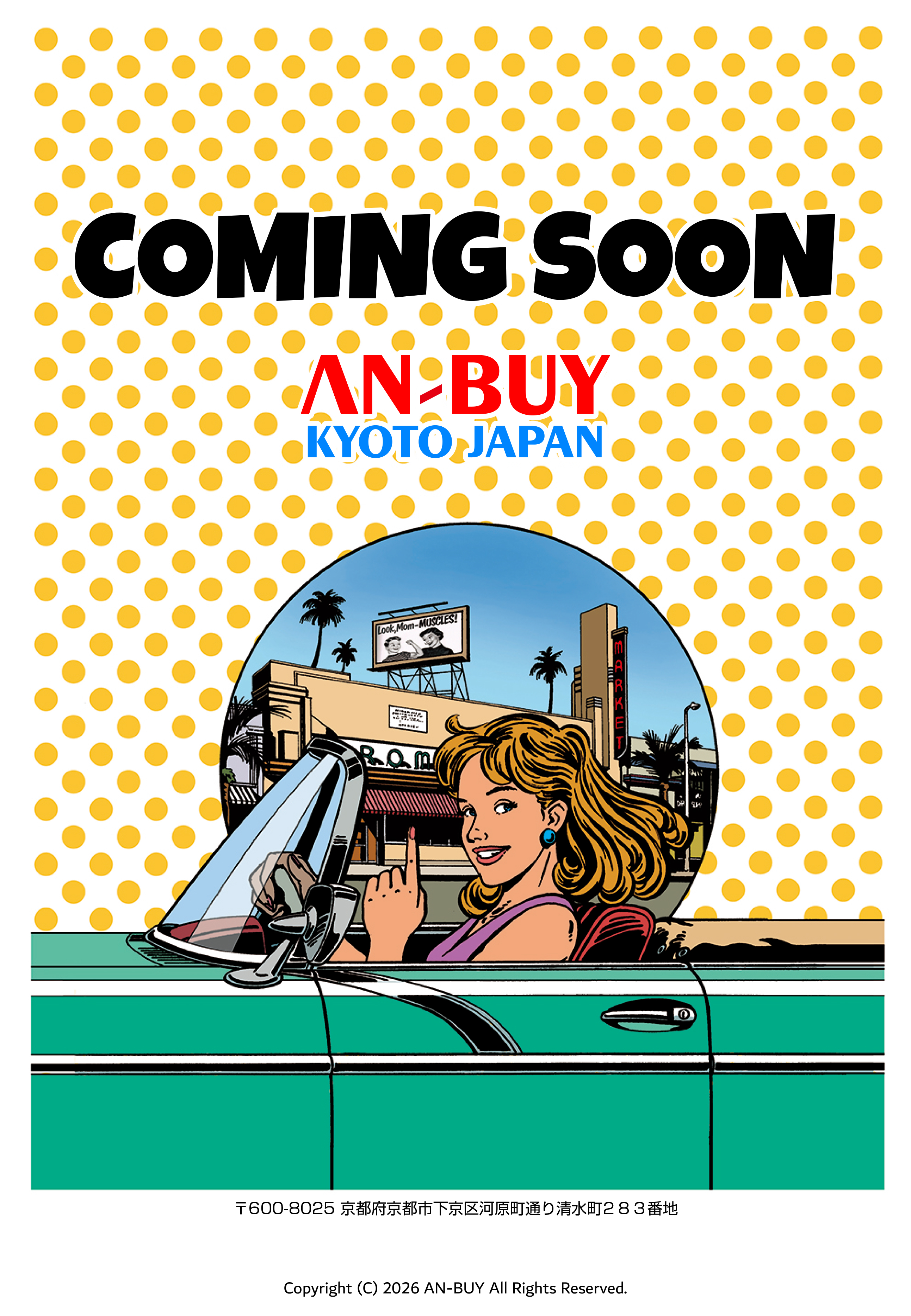COMING SOON | AN-BUY KYOTO JAPAN